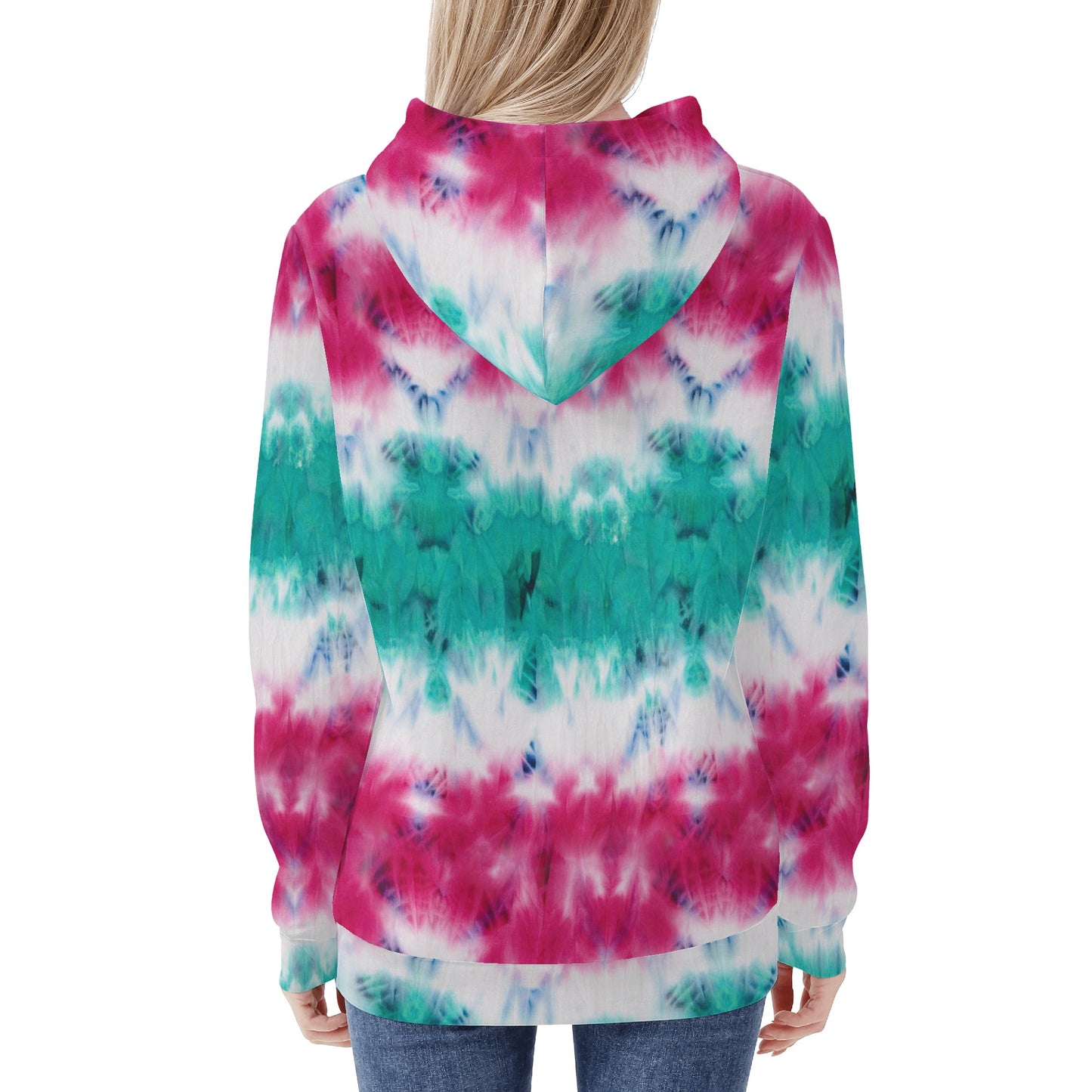 Womens All Over Print Hoodie