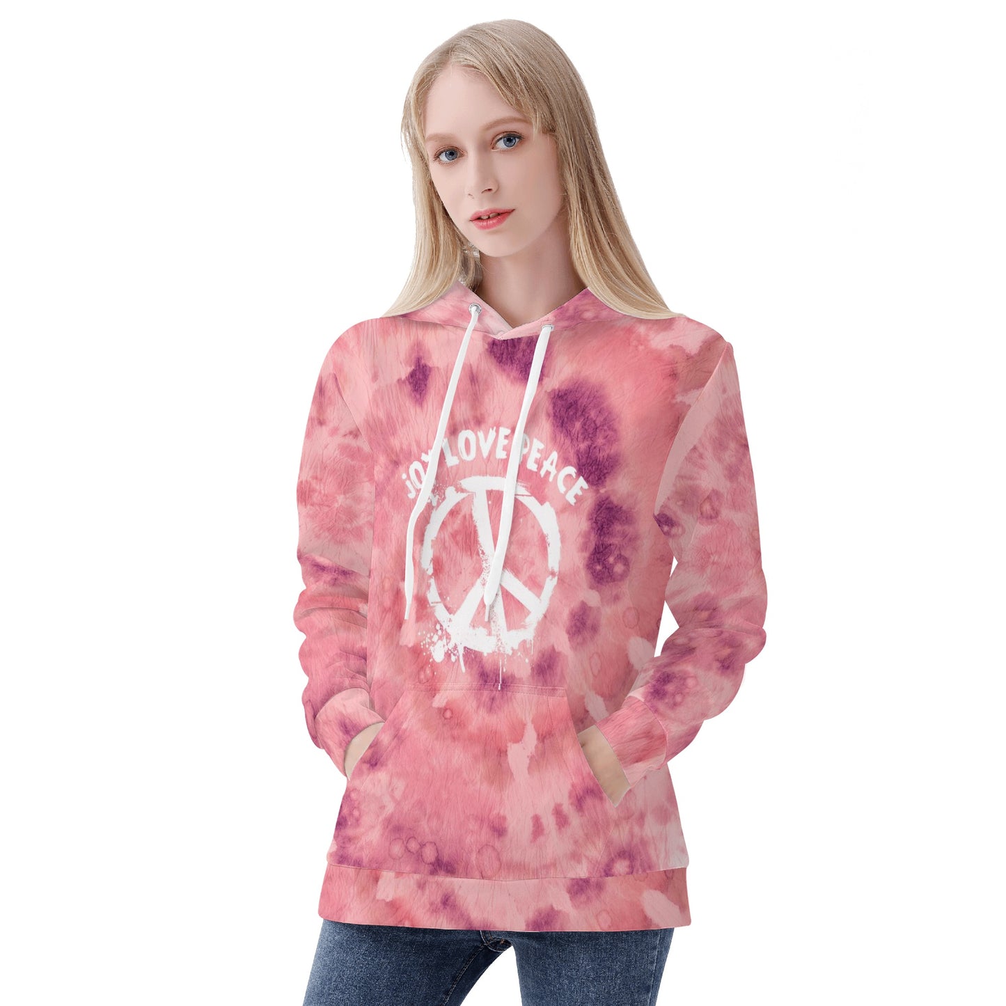 Womens All Over Print Hoodie