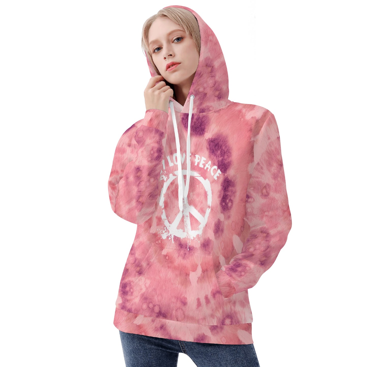 Womens All Over Print Hoodie