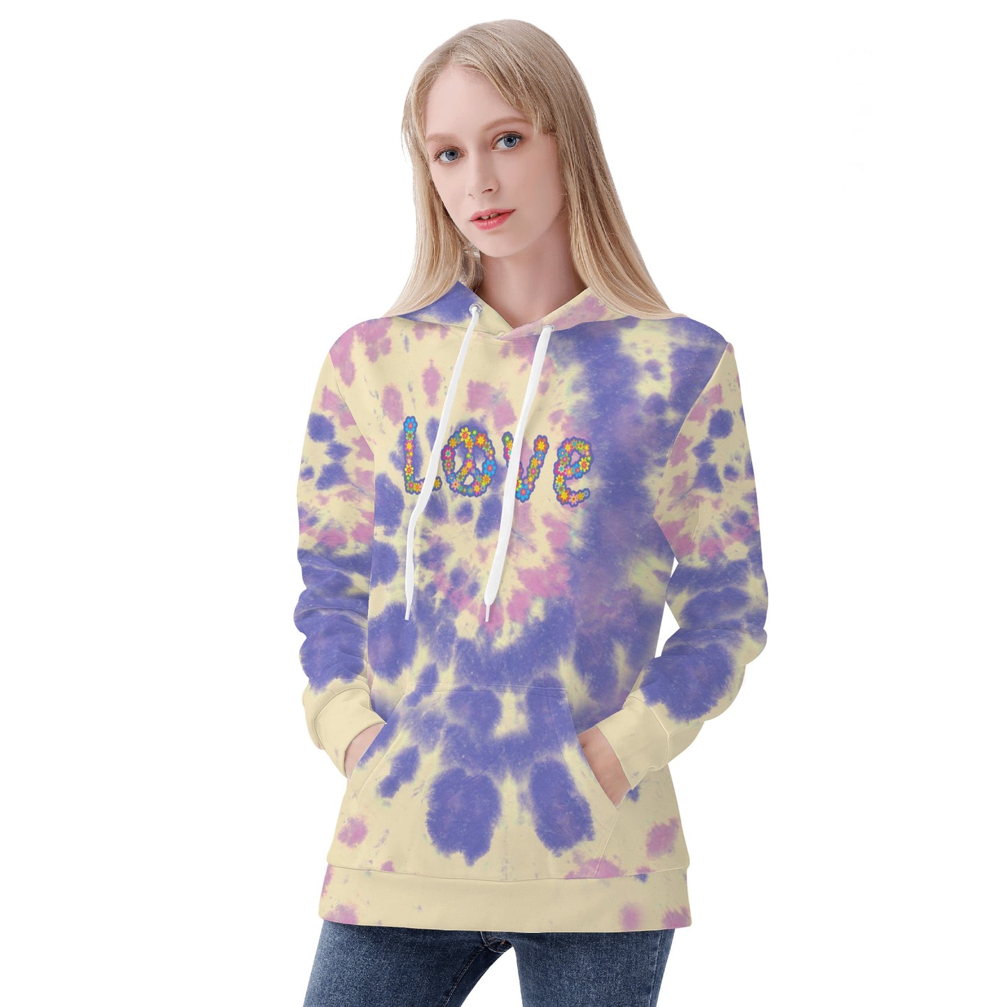 Womens All Over Print Hoodie