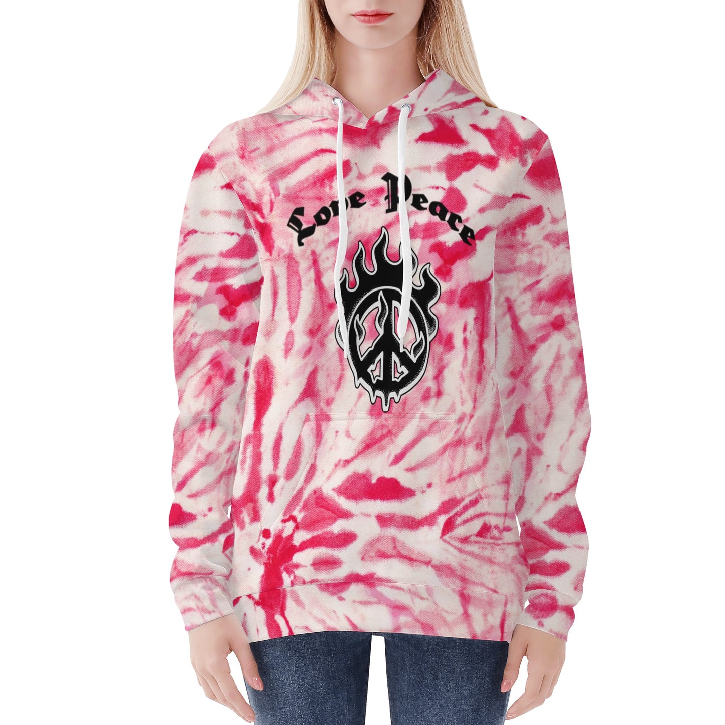 Womens All Over Print Hoodie