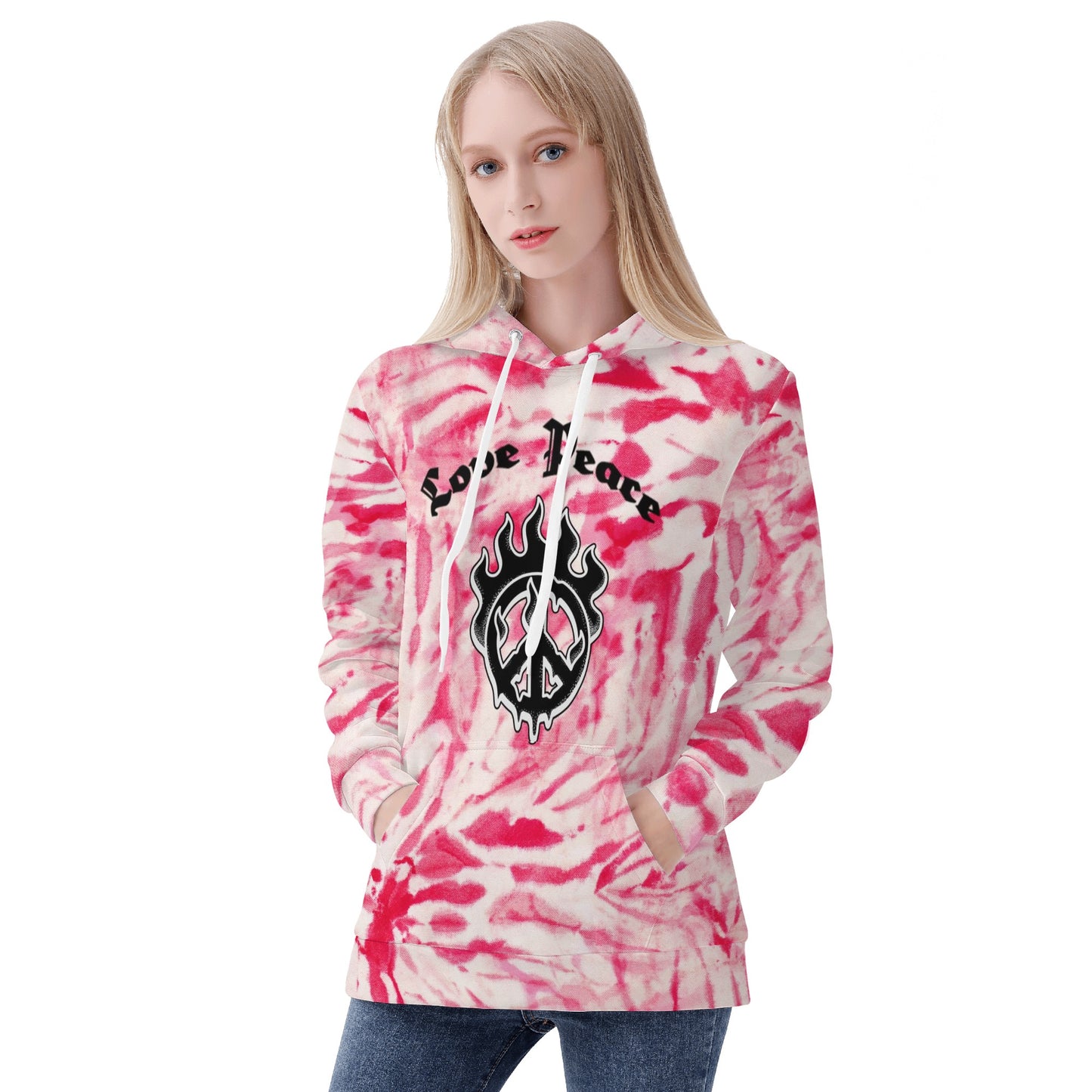 Womens All Over Print Hoodie