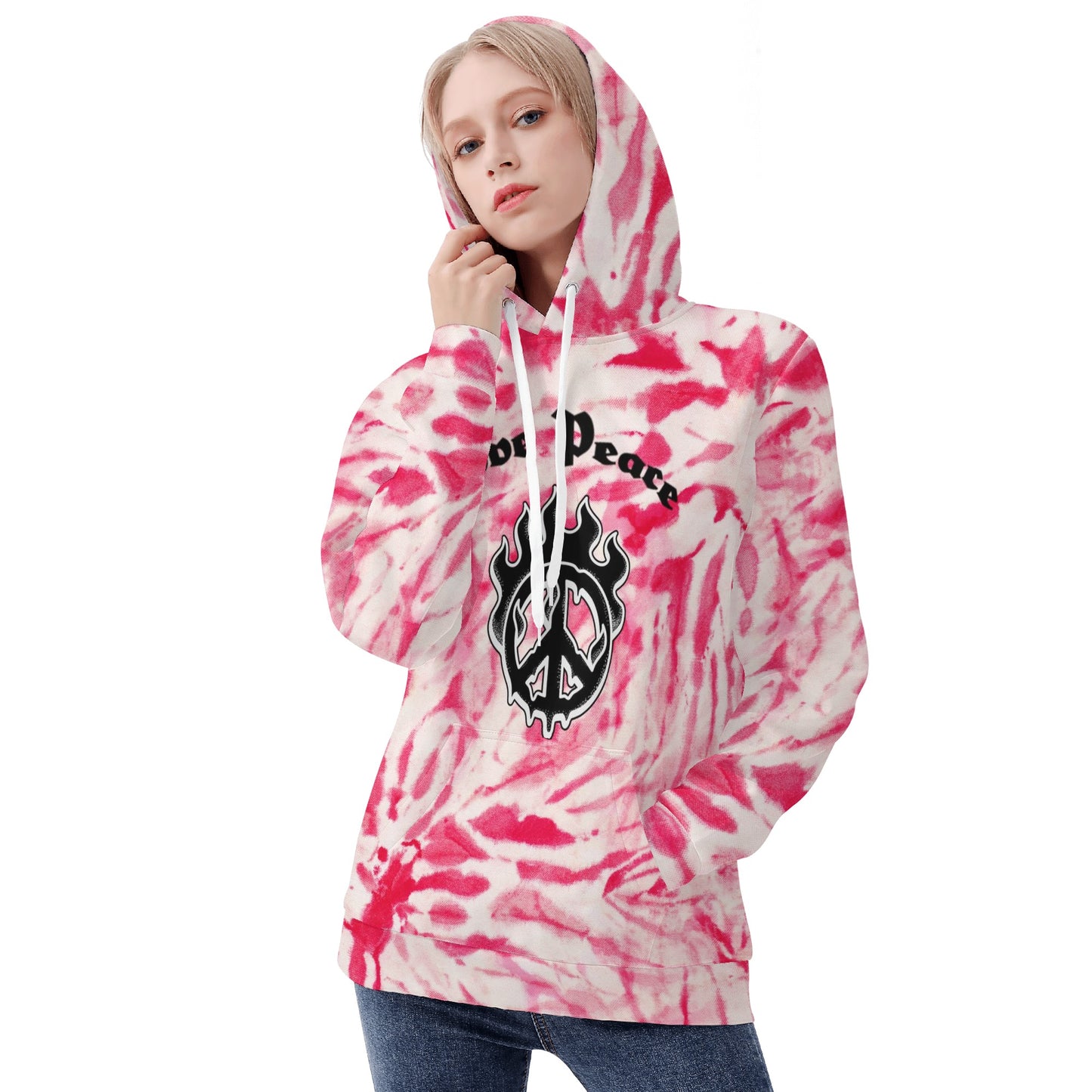 Womens All Over Print Hoodie