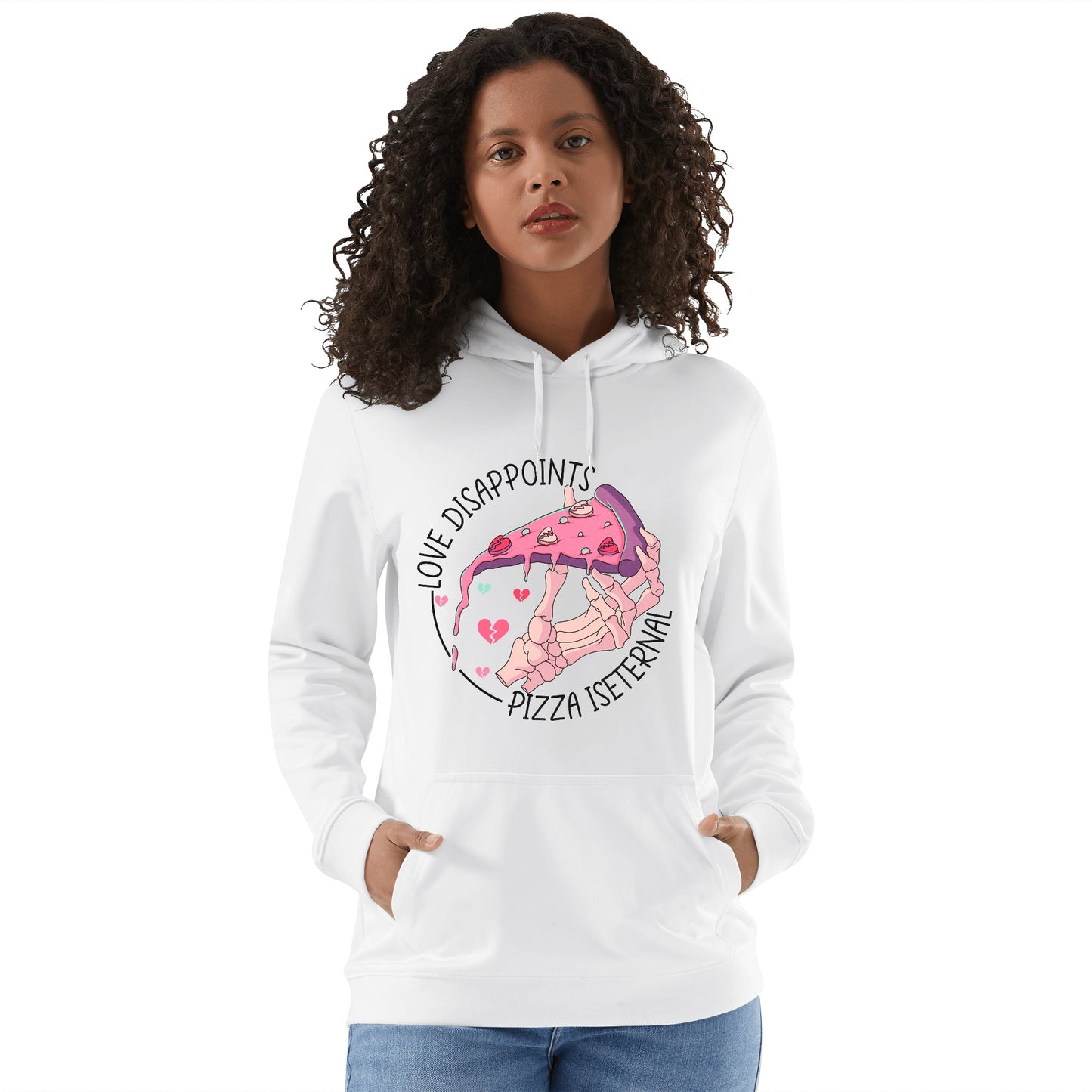 Love disapoints / Unisex Cotton Hoodie