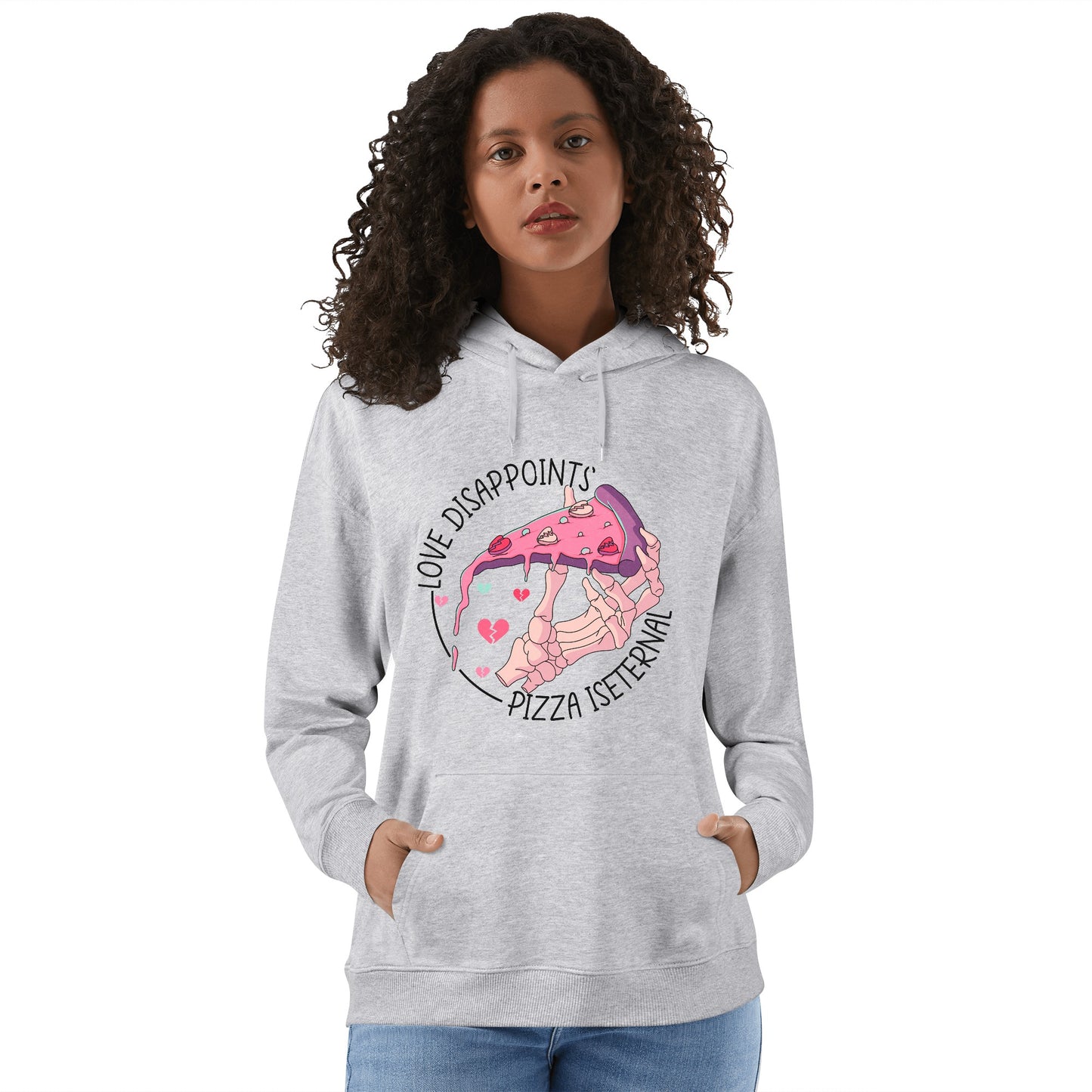 Love disapoints / Unisex Cotton Hoodie