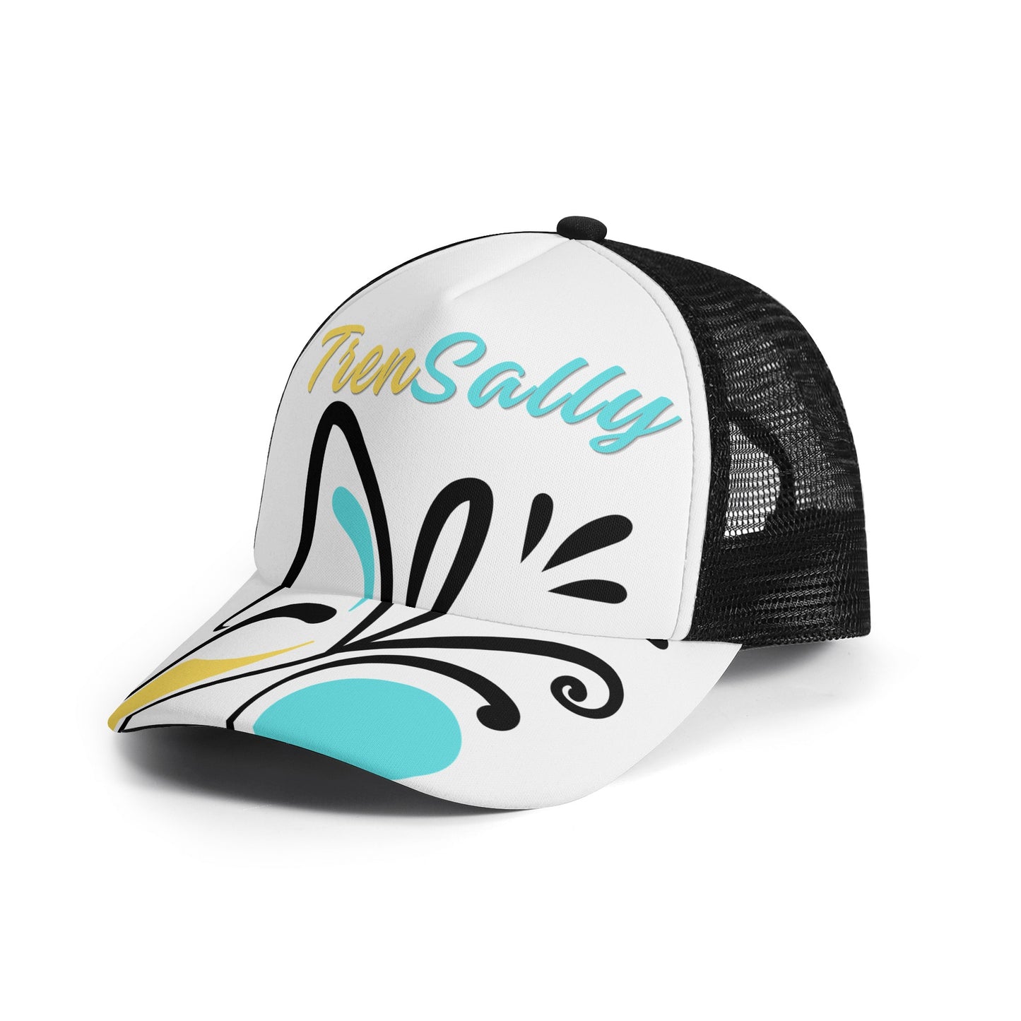 Kids Front Printing Mesh Trucker Hats