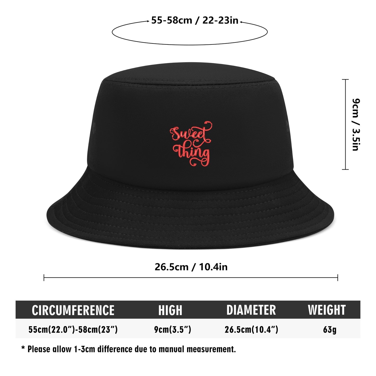 Sweet thing / Unisex Bucket Hats