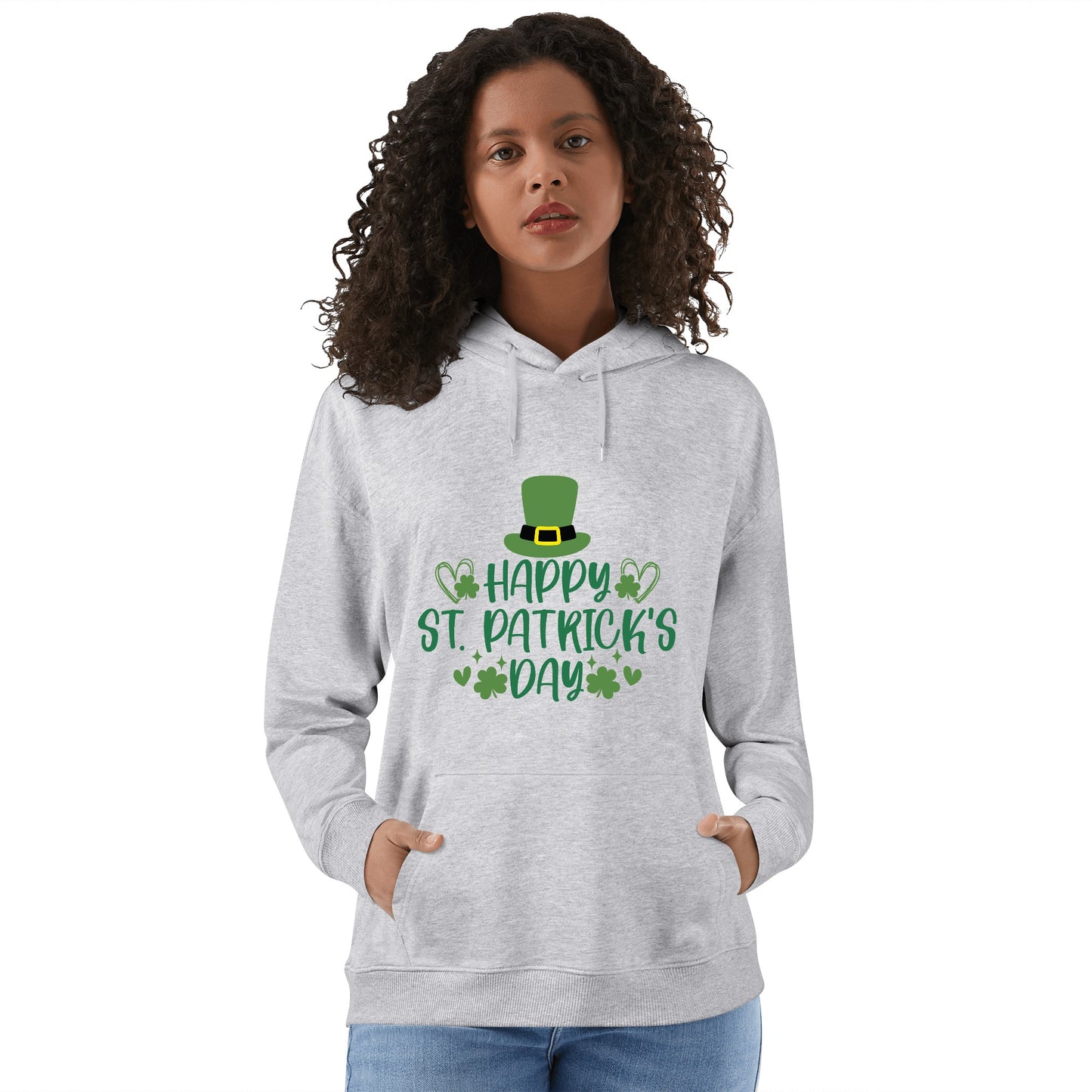 Happy St Patricks / Unisex Cotton Hoodie