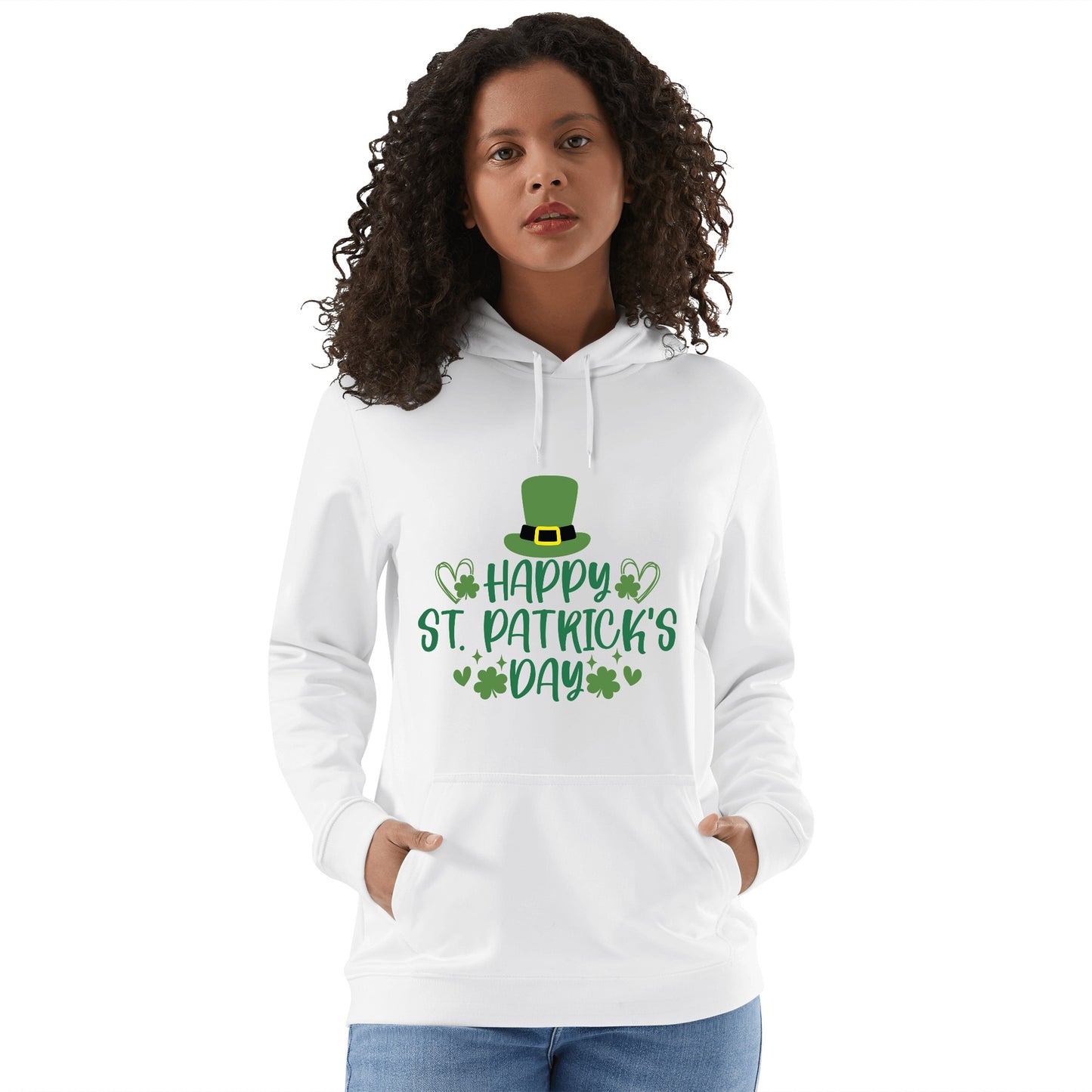 Happy St Patricks / Unisex Cotton Hoodie