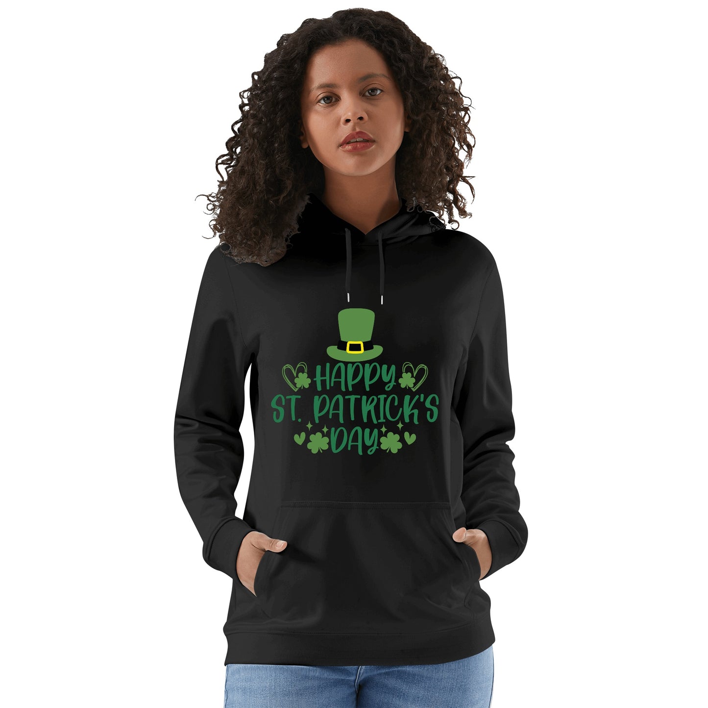 Happy St Patricks / Unisex Cotton Hoodie