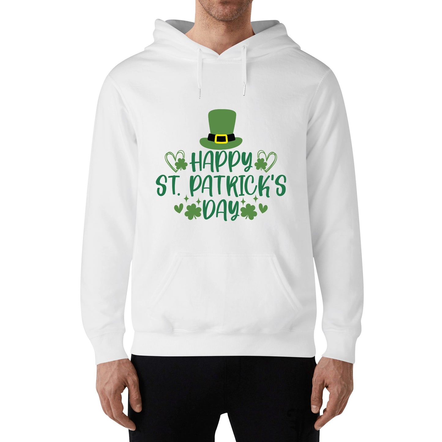 Happy St Patricks / Unisex Cotton Hoodie