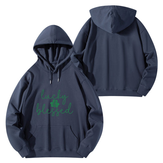 Lucky & Bleesed / Unisex Cotton Hoodie