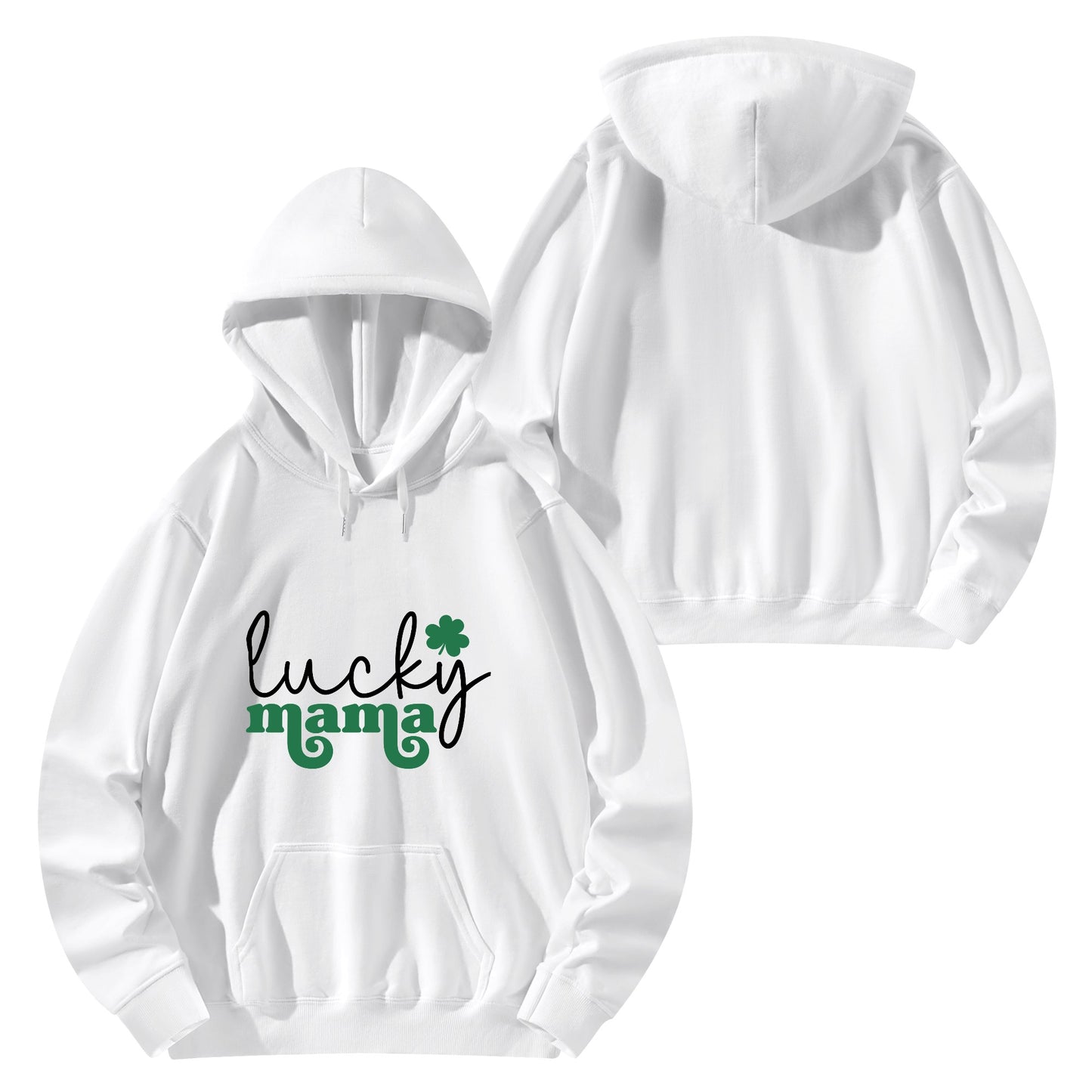 Lucky  mama / Unisex Cotton Hoodie