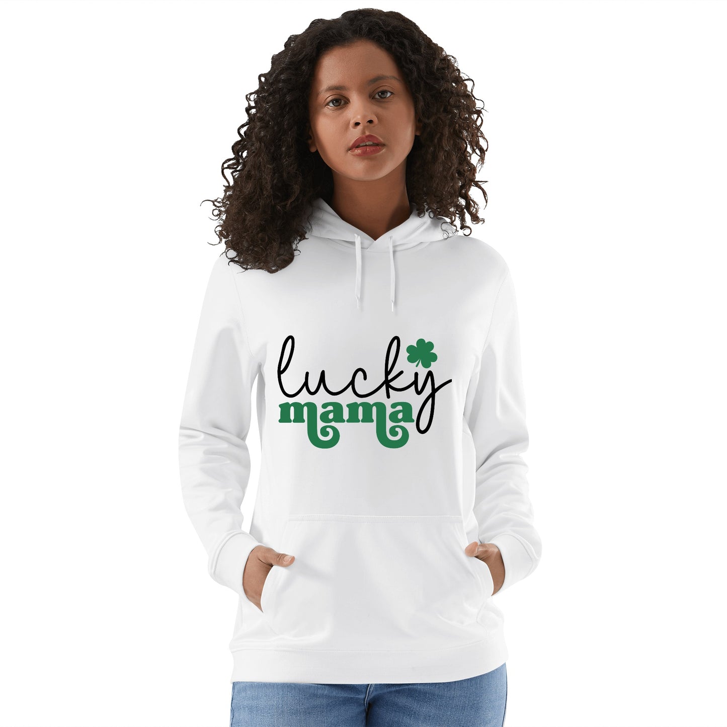 Lucky  mama / Unisex Cotton Hoodie