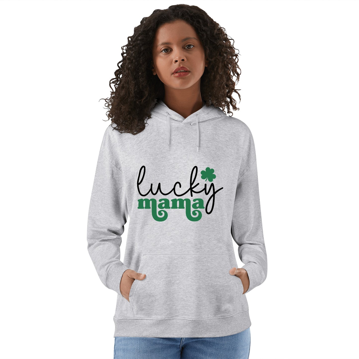 Lucky  mama / Unisex Cotton Hoodie