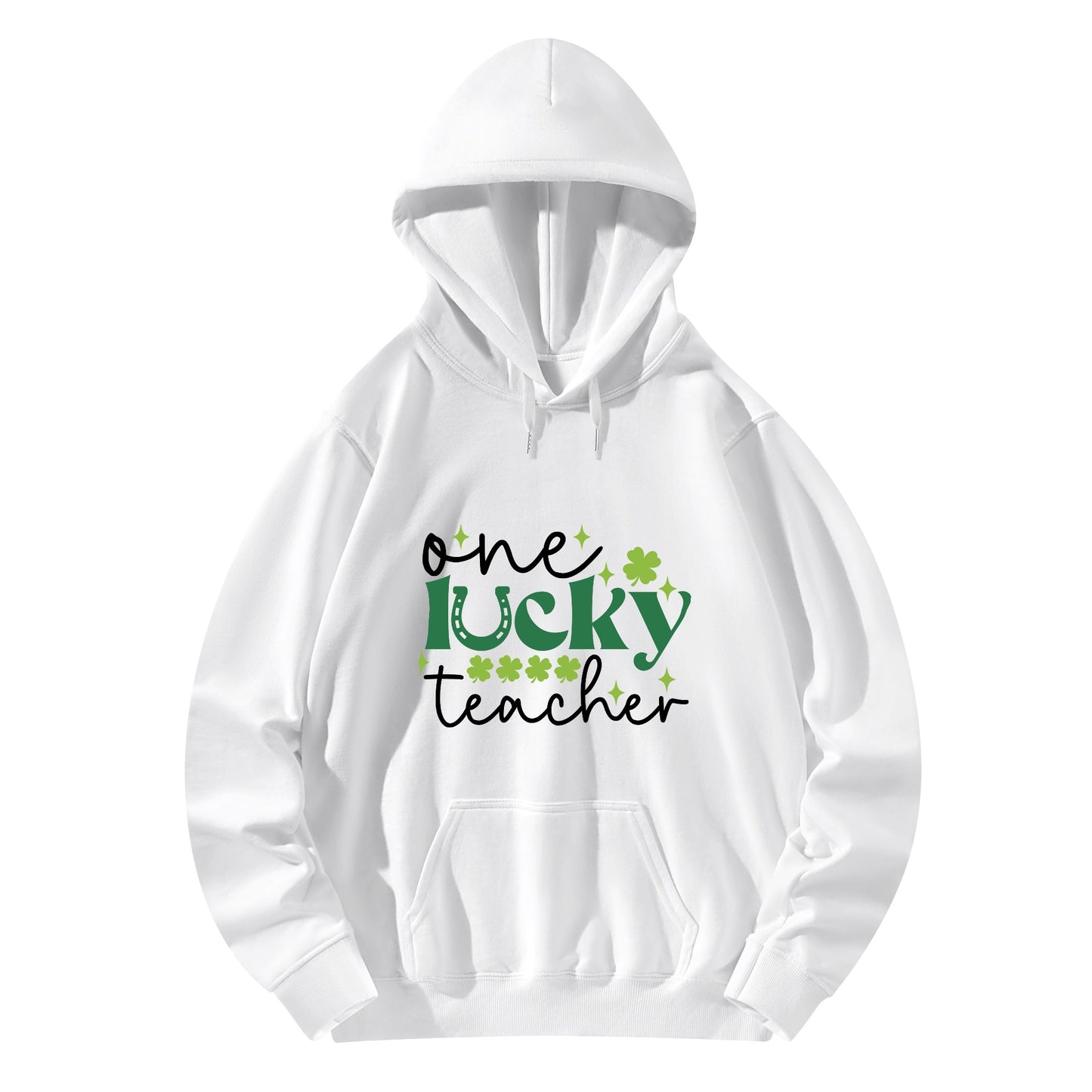 One Lucky Teacher / Unisex Cotton Hoodie