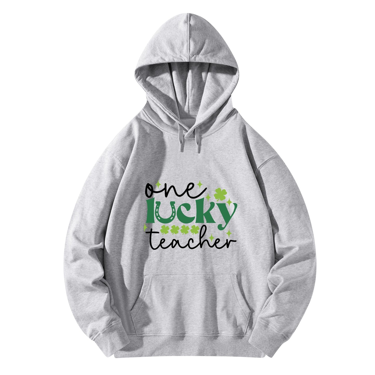 One Lucky Teacher / Unisex Cotton Hoodie