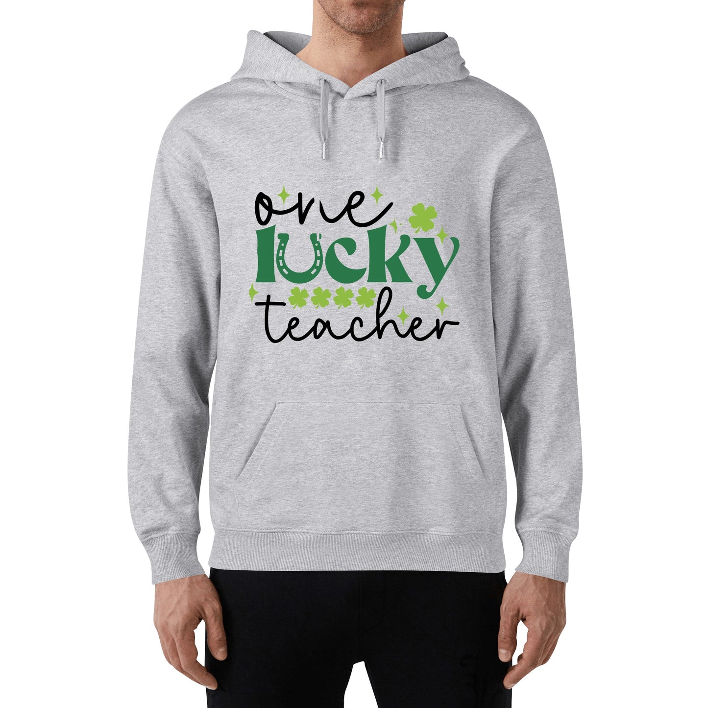 One Lucky Teacher / Unisex Cotton Hoodie