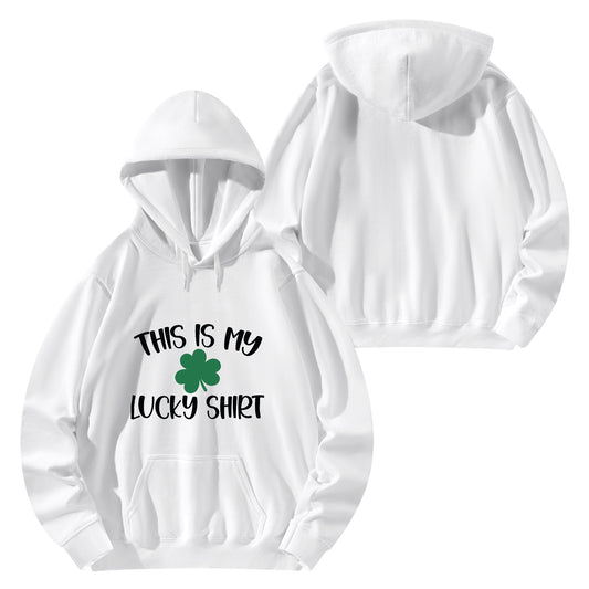 This Is My Lucky Shirt / Unisex Cotton Hoodie