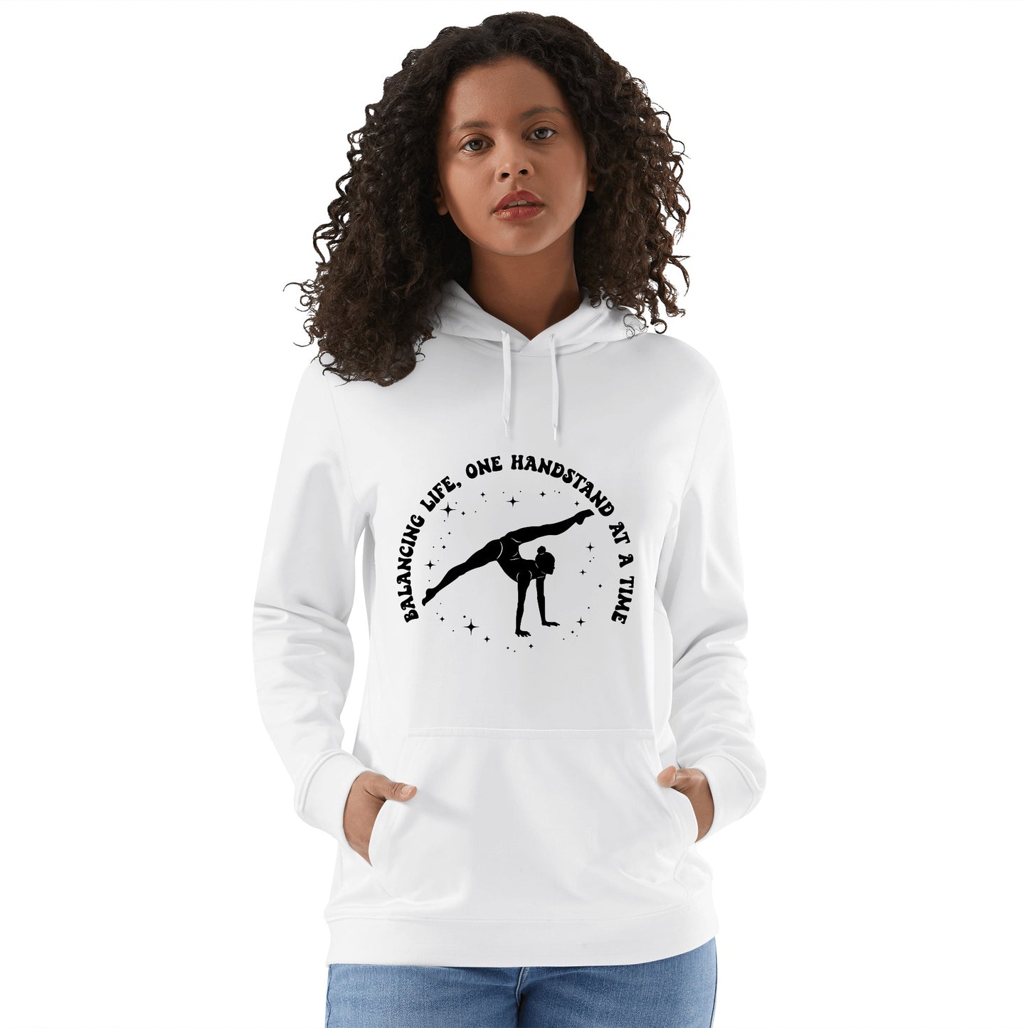 Balencing life / Unisex Cotton Hoodie