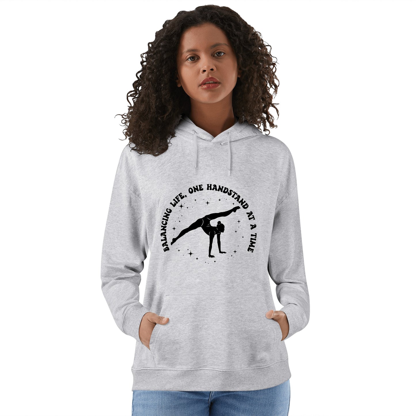 Balencing life / Unisex Cotton Hoodie