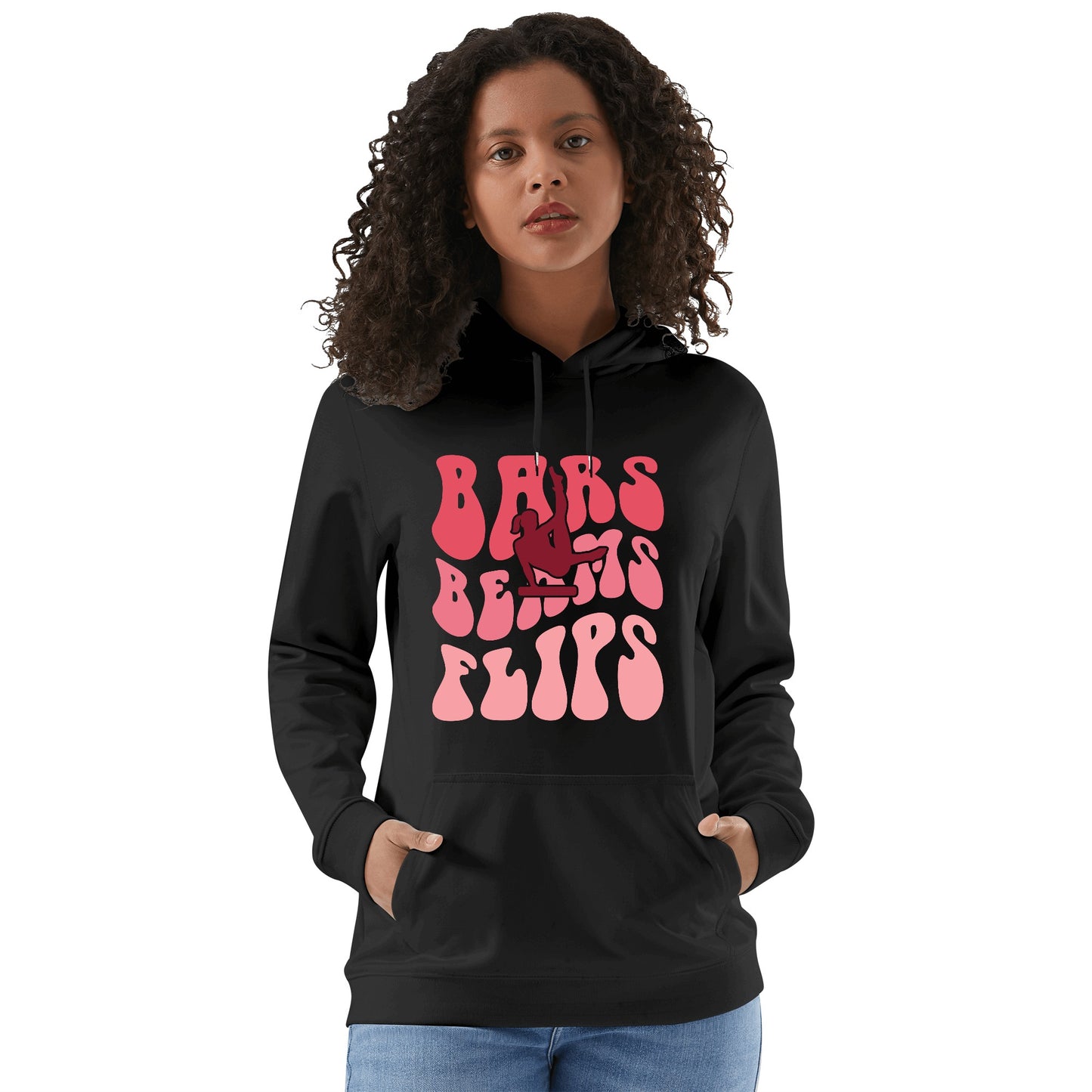 Bars Beams Flips / Unisex Cotton Hoodie