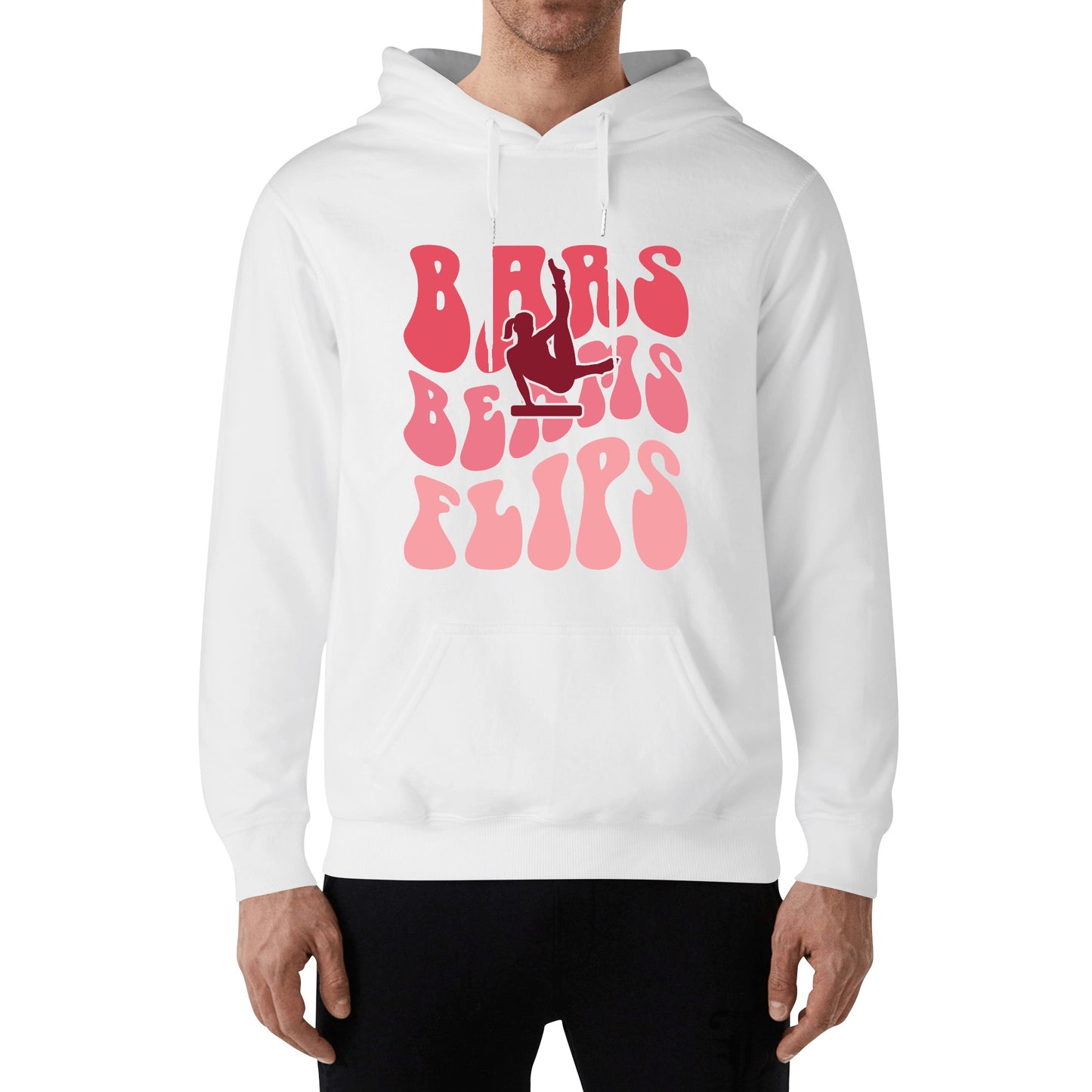 Bars Beams Flips / Unisex Cotton Hoodie